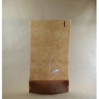 Doypack kraft with window